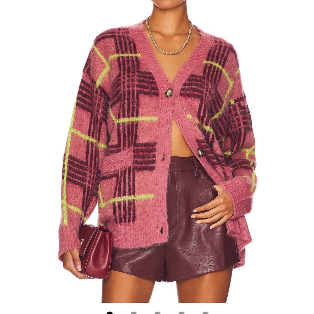 DAYDREAMER Plaid Cardigan